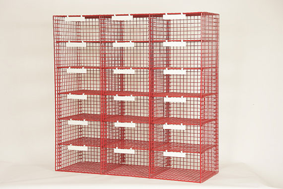 R Style - 3 Column Mailsorting unit with 18 Sorting Compartments